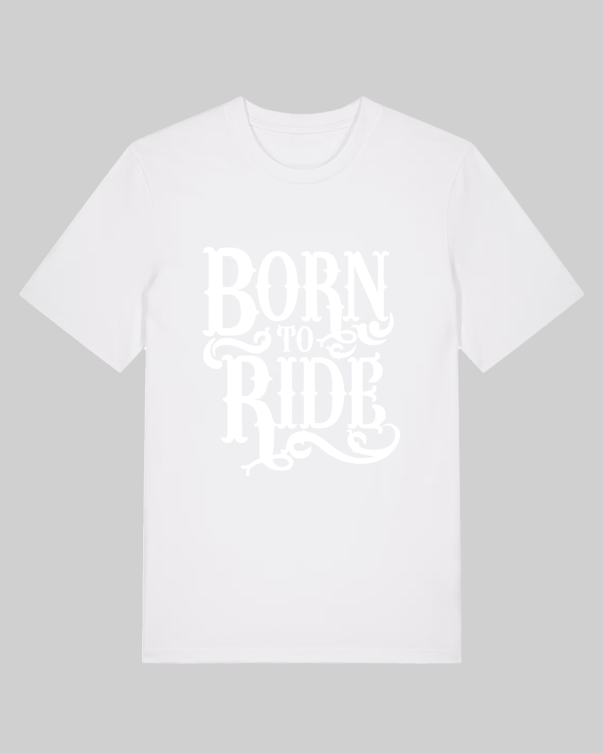 "born to ride" Bike Shirt - Premium Baumwolle