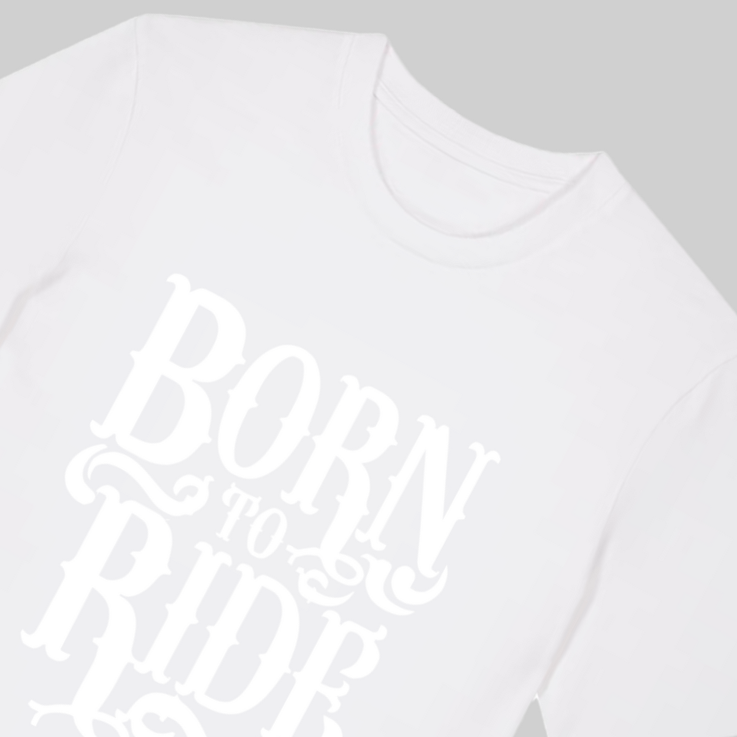 "born to ride" Bike Shirt - Premium Baumwolle