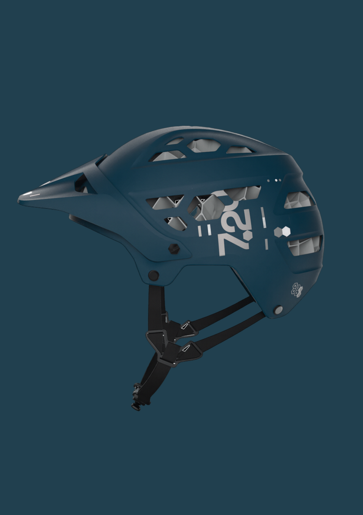AWAKE Matte Navy MTB Helmet – HexaGo®