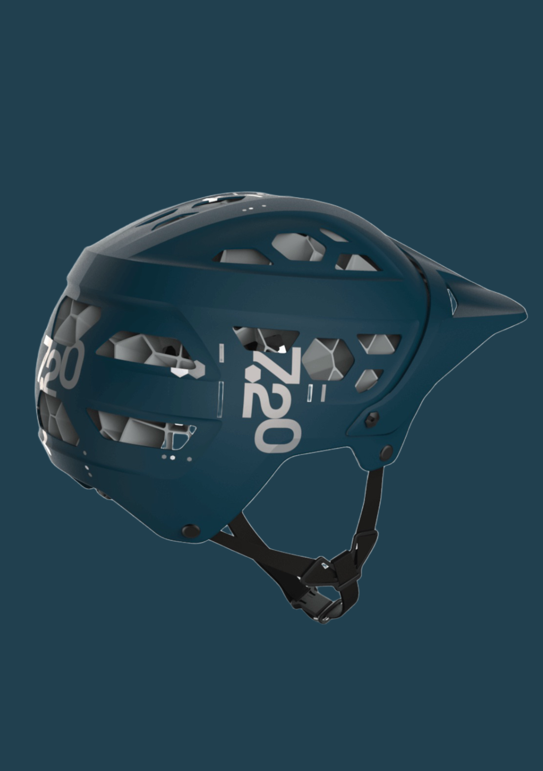AWAKE Matte Navy MTB Helmet – HexaGo®