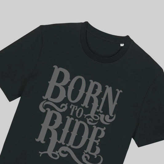 "born to ride" Bike Shirt - Premium Baumwolle
