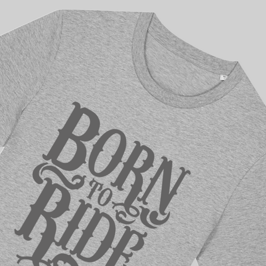 "born to ride" Bike Shirt - Premium Baumwolle