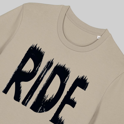 "Ride" Bike Shirt - Premium cotone