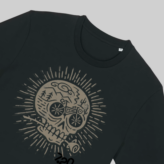 "Skull" Bike Shirt - Premium Baumwolle
