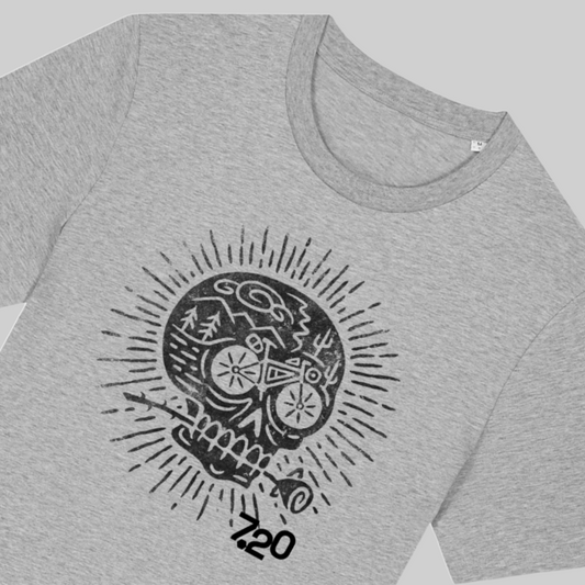 "Skull" Bike Shirt - Premium Baumwolle